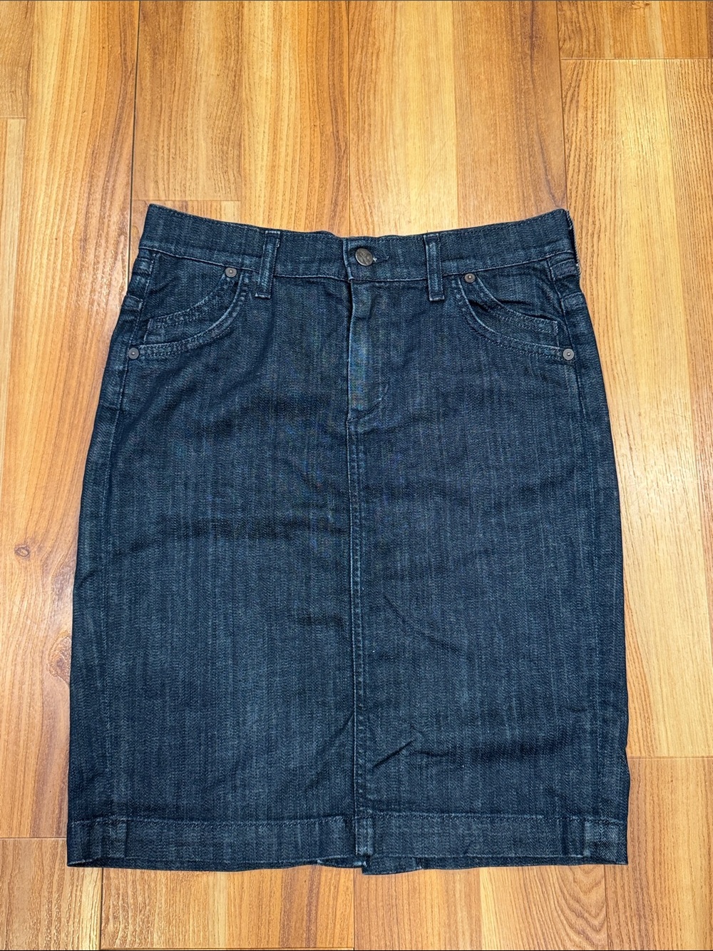 Vintage Citizens of Humanity Hutton High Waist Denim Pencil Skirt Sz 27 USA